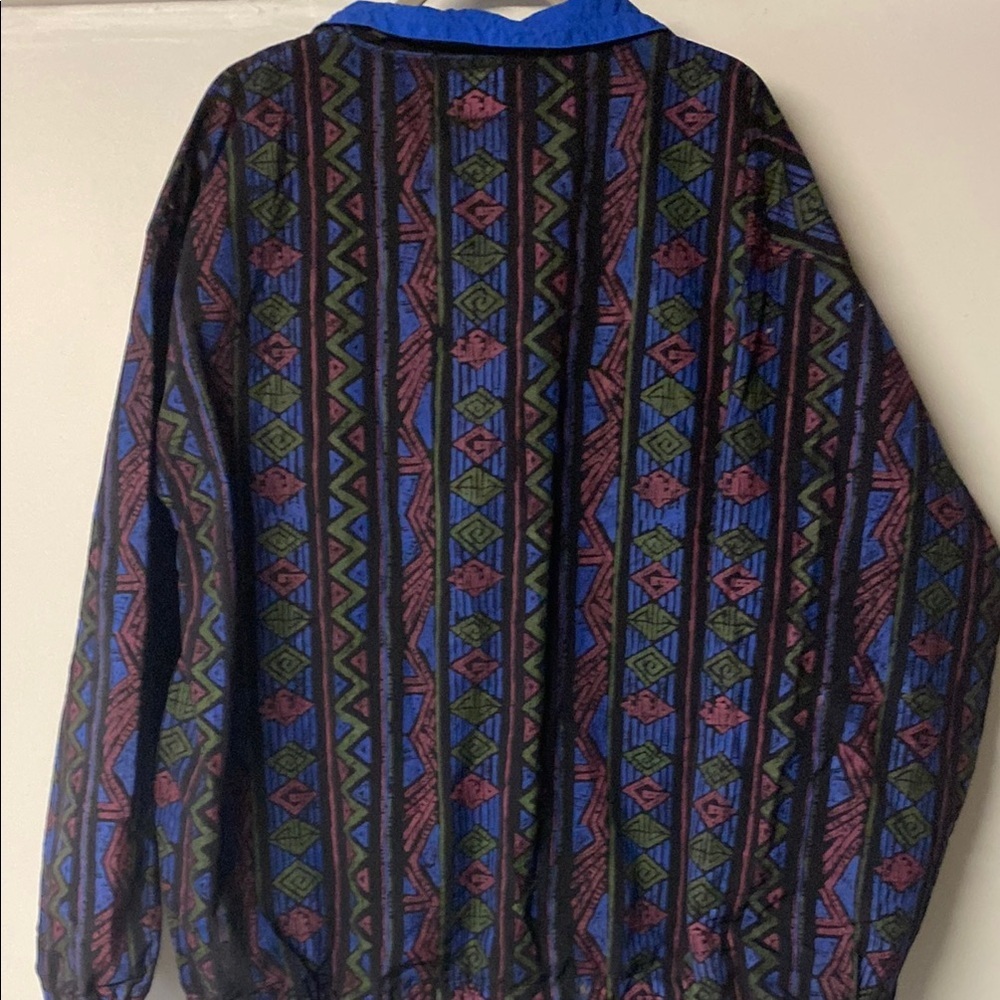 GOTCHA Colorful Geometric Pattern Windbreaker Jacket - Picture 5 of 7